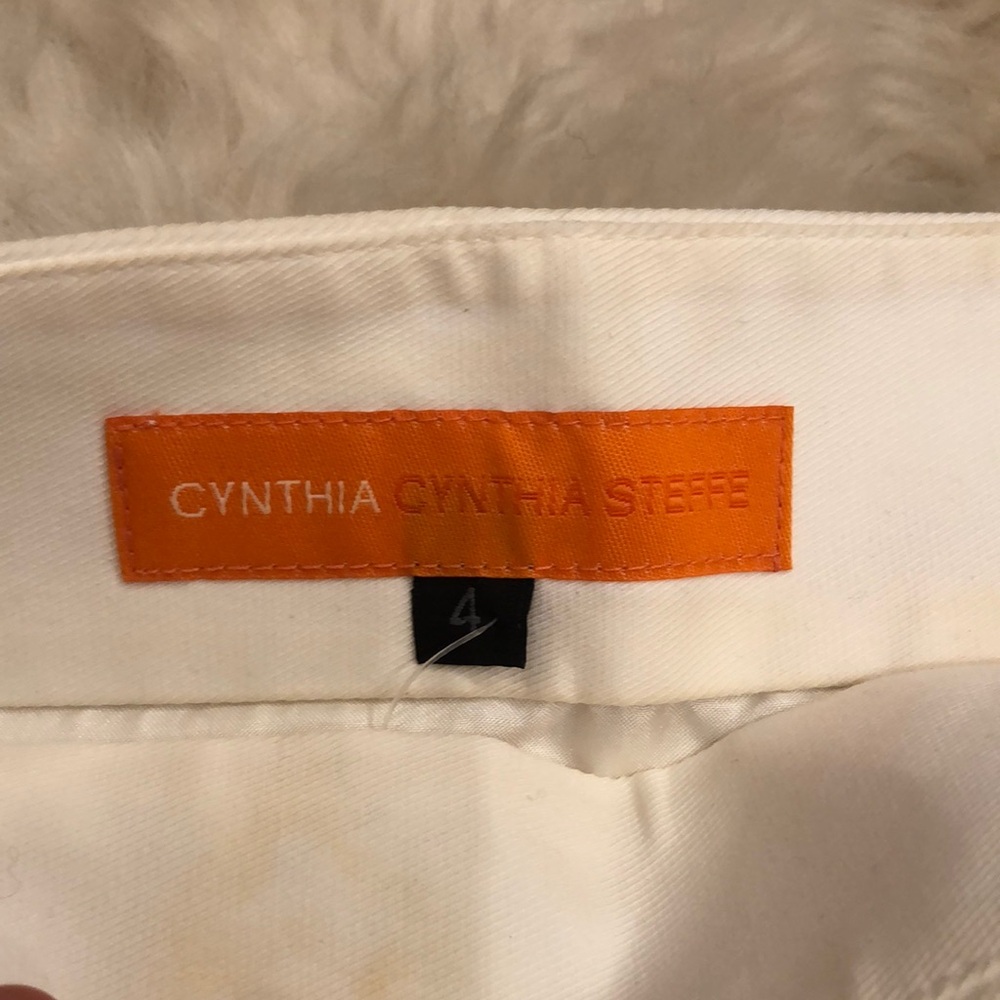 Cynthia Steffe Cream Garment with Orange Label
